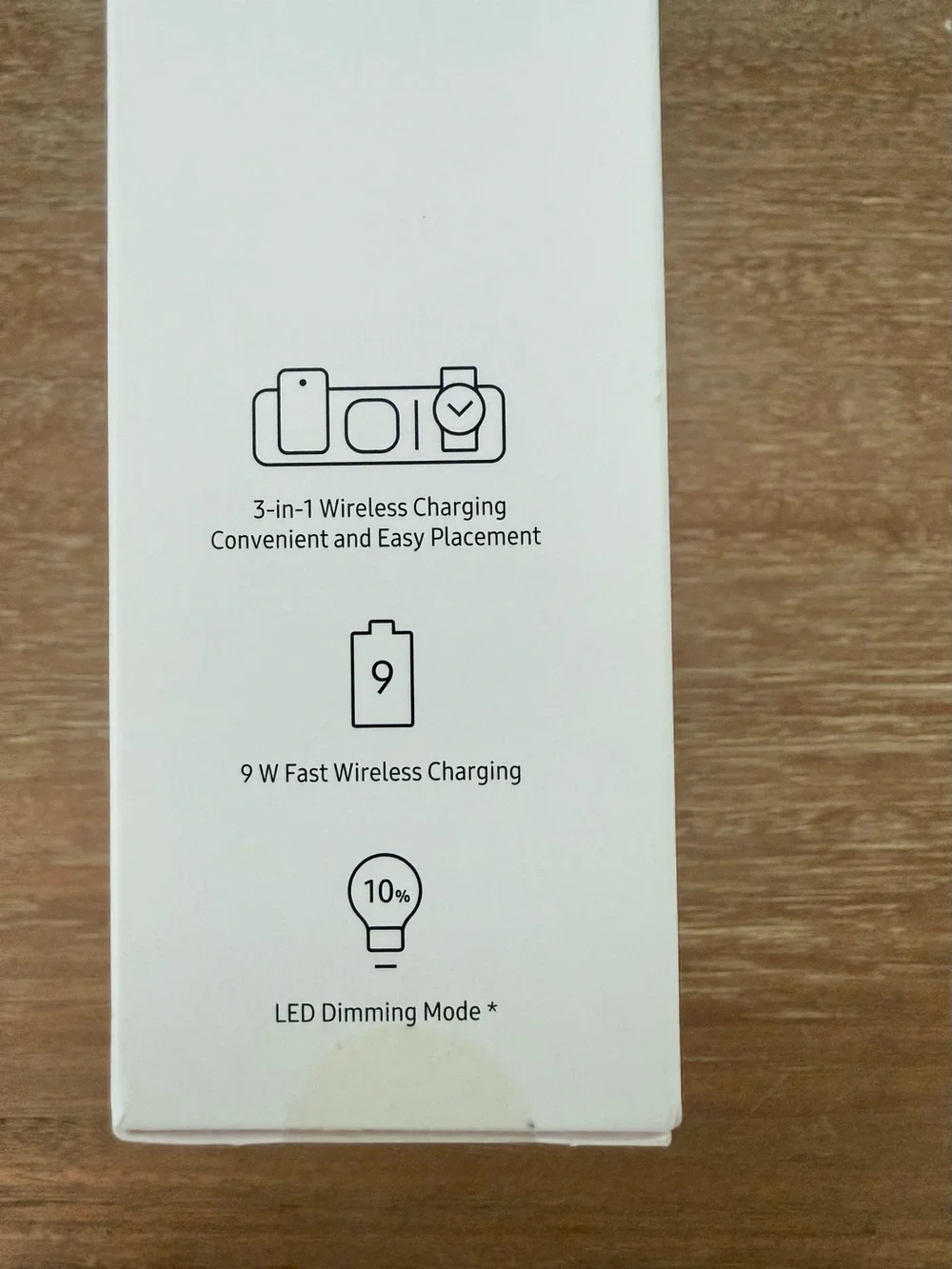 Samsung Wireless Charger Trio - Charcoal Black